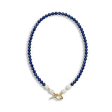 Lapis Lazuli and Freshwater pearl Necklace