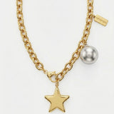 3D Star Chunky Chain Necklace