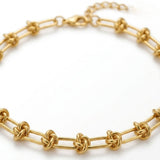 Timeless Knot Link Chain Necklace