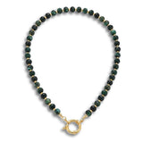 Lucky Emerald Gold Wish Necklace