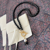 Shadow Keeper Black Onyx Stones Necklace