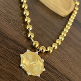 Statement North Star Pendant Necklace