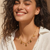 Aqua Aura Drop Necklace