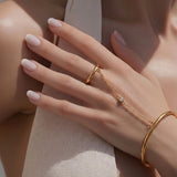 Chunky Chain Bracelet & Ring Combo