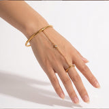 Chunky Chain Bracelet & Ring Combo