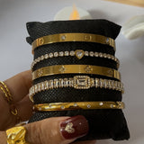 Elegant Gold Bracelets Non-Tarnish