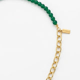 Green Chalcedony Agate Necklace