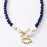 Lapis Lazuli and Freshwater pearl Necklace