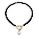 Guardian Stone & Pearl Talisman Necklace