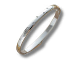 Everyday Minimalist Silver Cuff Bracelete