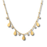 Aqua Aura Drop Necklace
