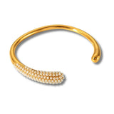 Luxury Open Cuff Bracelet Non-Tarnish waterproof