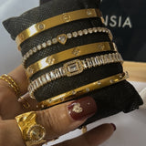 Elegant Gold Bracelets Non-Tarnish