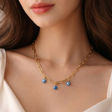 Aqua Shield Necklace