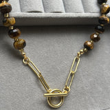 Imperial Tiger Eye Gold Necklace