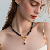 Shadow Keeper Black Onyx Stones Necklace