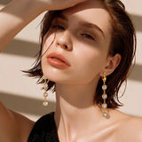 Tassel Hoop Zircon Earing