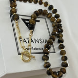 Imperial Tiger Eye Gold Necklace