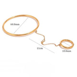 Chunky Chain Bracelet & Ring Combo