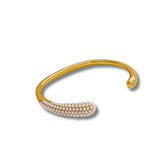 Luxury Open Cuff Bracelet Non-Tarnish waterproof