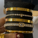 Elegant Gold Bracelets Non-Tarnish