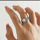 Sleek Silver Band Ring