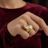 The Colossus Gold Band Ring
