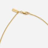 Crescent Moon Lock Necklace
