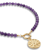 Gypsy Soul Amethyst Sunburst Necklace