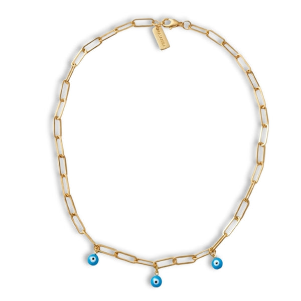 Aqua Shield Necklace