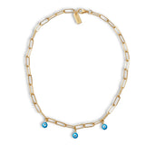 Aqua Shield Necklace