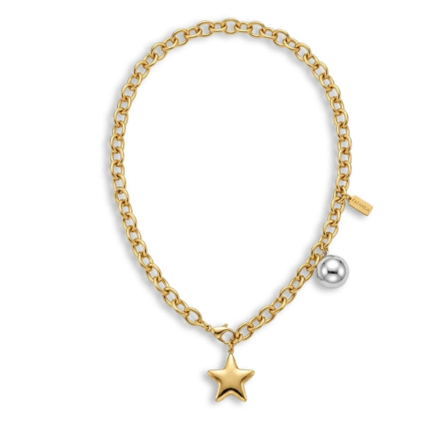 3D Star Chunky Chain Necklace