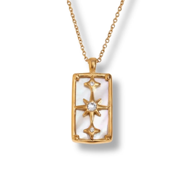 Compass Star Chain Necklace